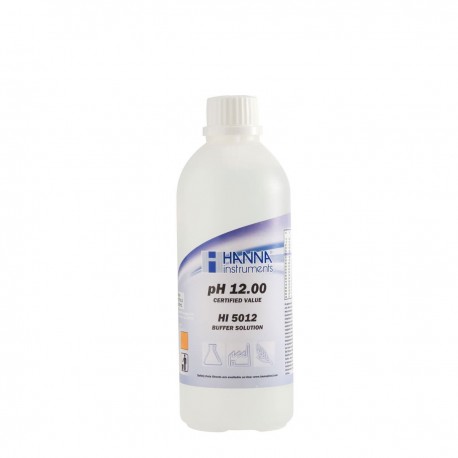 Solución de calibración técnica de pH 12.00 (500 mL) HANNA - HI5012