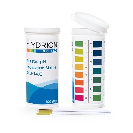 Tiras de papel de pH (0 - 14) HYDRION - 9800