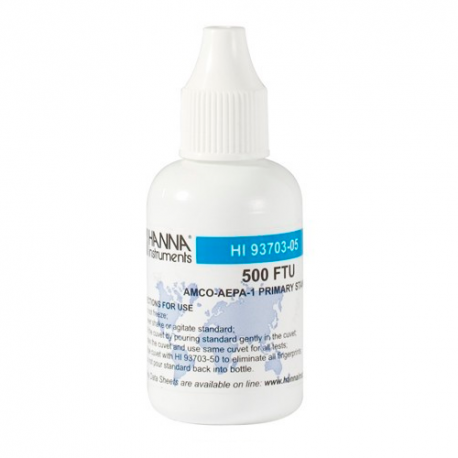 Soluciones de calibración de turbidez de 500 FTU HANNA - HI93703-05
