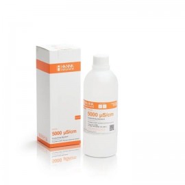 Solución estándar de conductividad de 5,000 µS/cm (frasco de 500 mL) HANNA - HI7039L