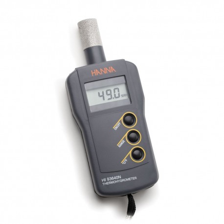 Termohigrómetro compacto portátil ergonómico HANNA - HI93640
