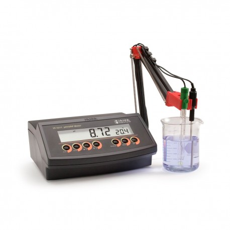 Medidor de mesa pH, temp y orp HANNA - HI-2213